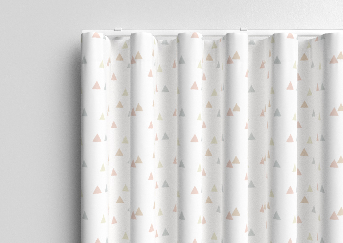 Faceted, Peachy - Made to Measure Curtains - Image 13